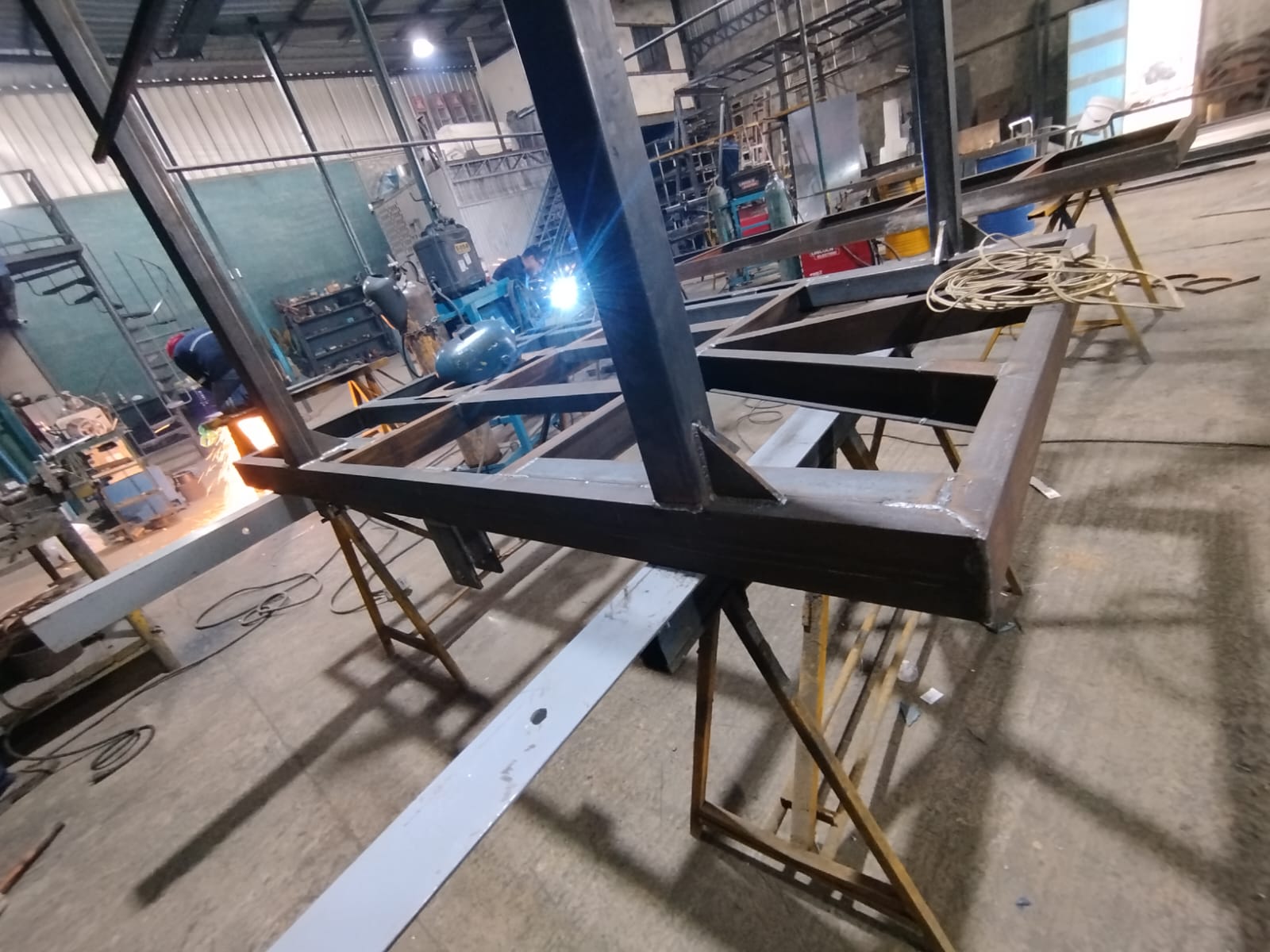 Carretón para cosechadora en fabricación